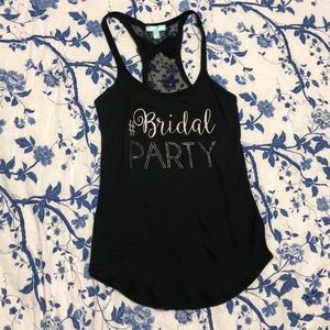 Betsey Johnson Bridal party tank!